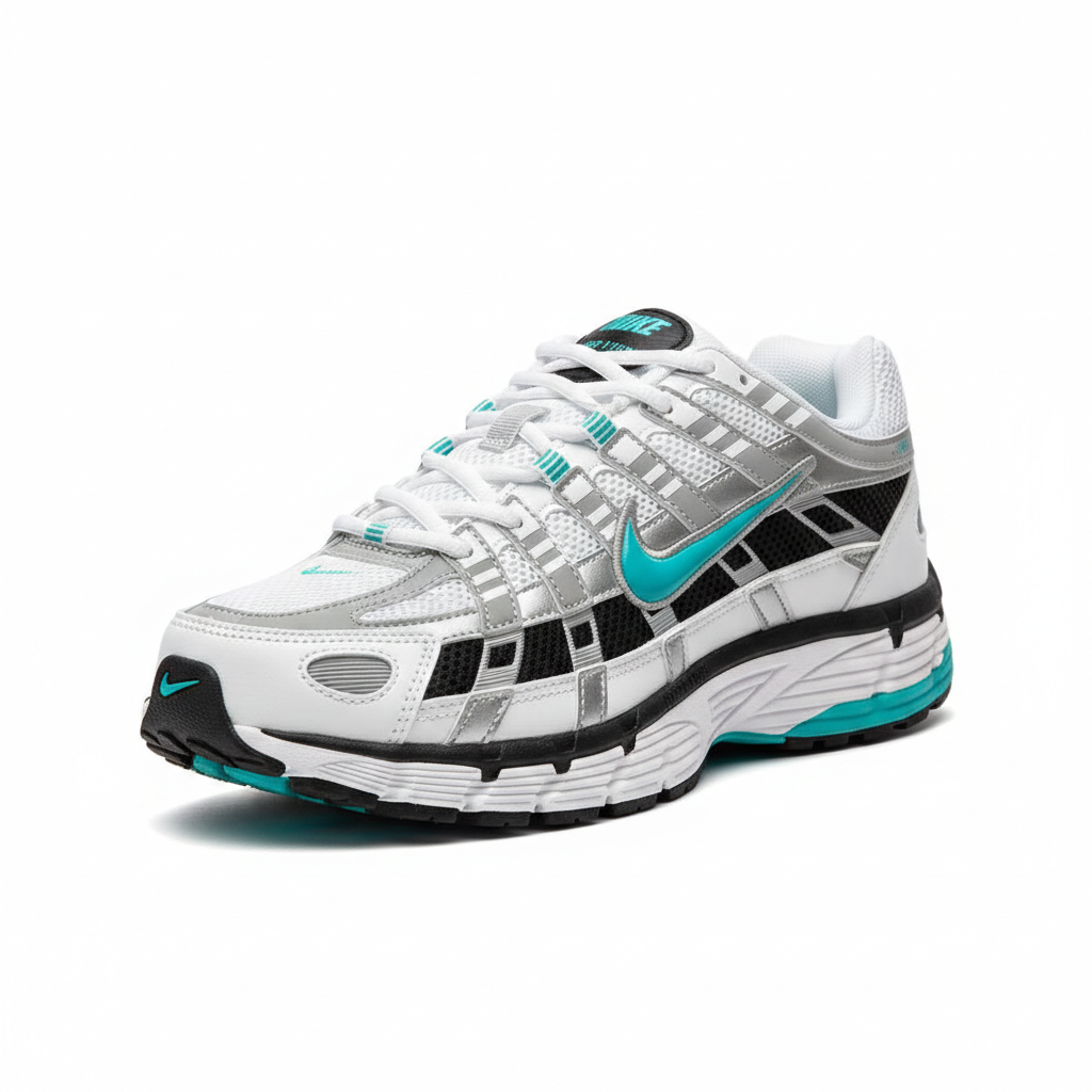 Nike P-6000 – White & Dusty Cactus (Style Rétro-Running)