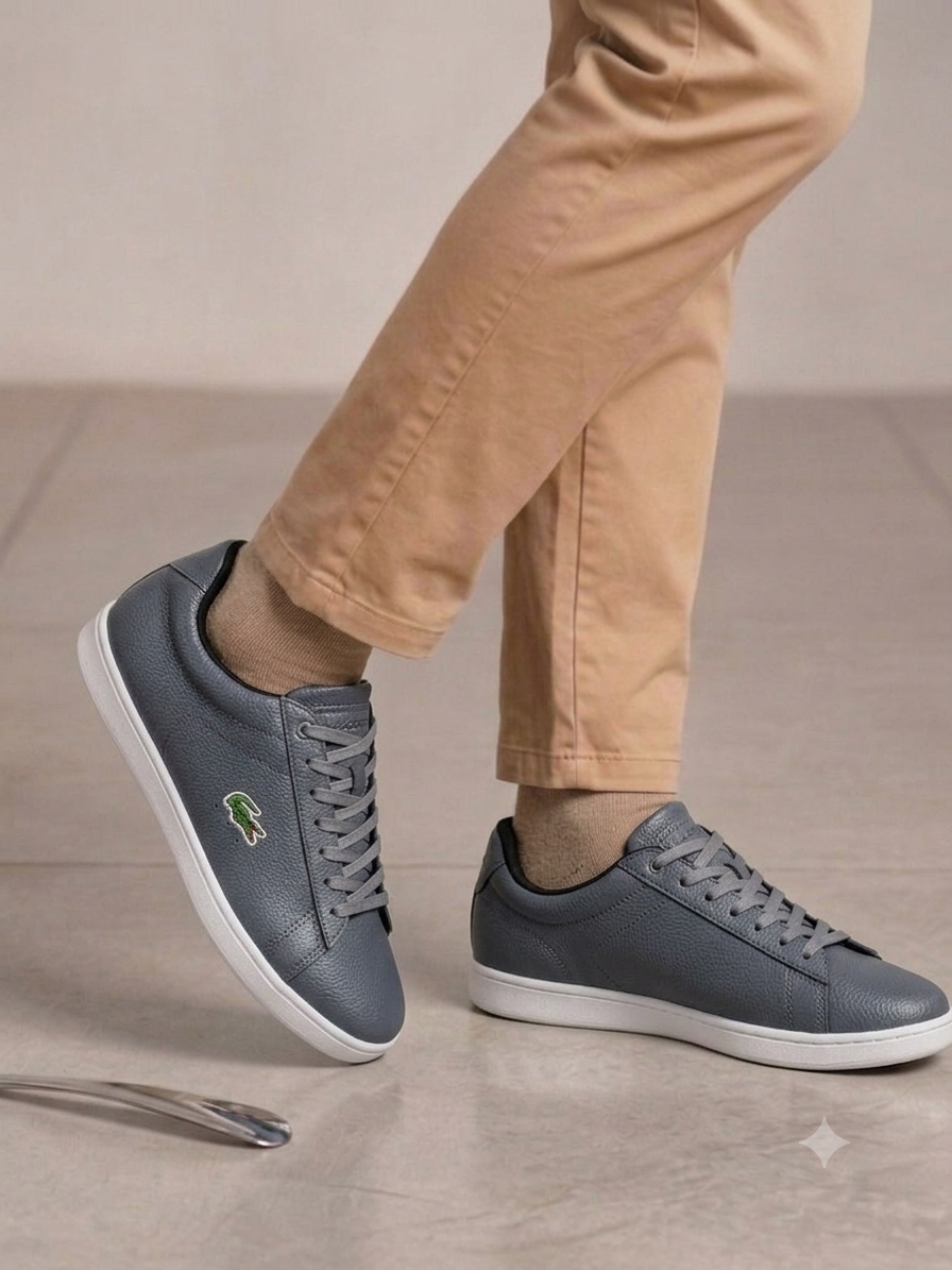 100%cuir Lacoste original
