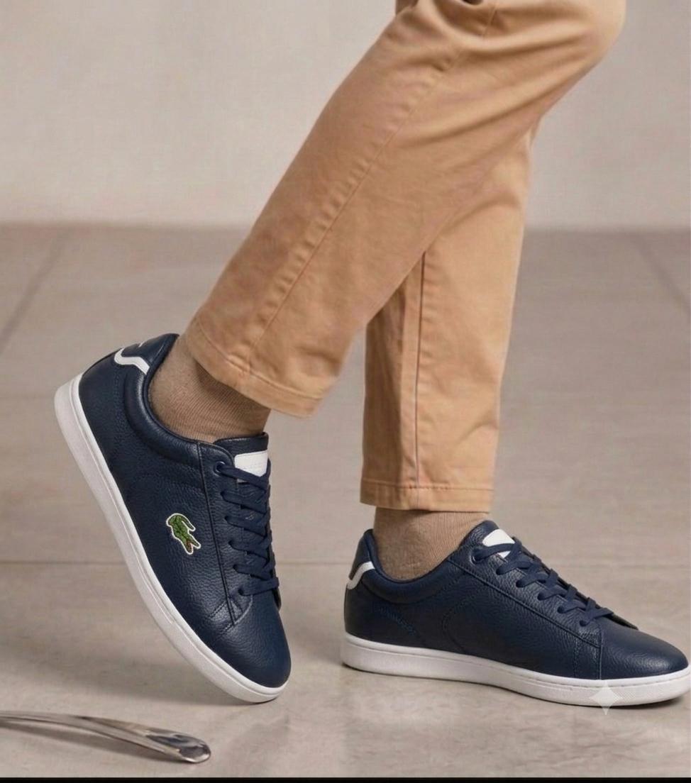 100%cuir Lacoste original