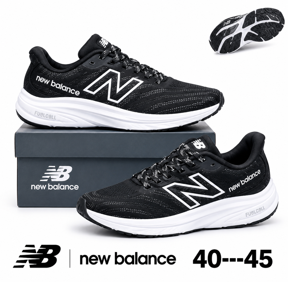 New Balance FuelCell – Running noir/blanc