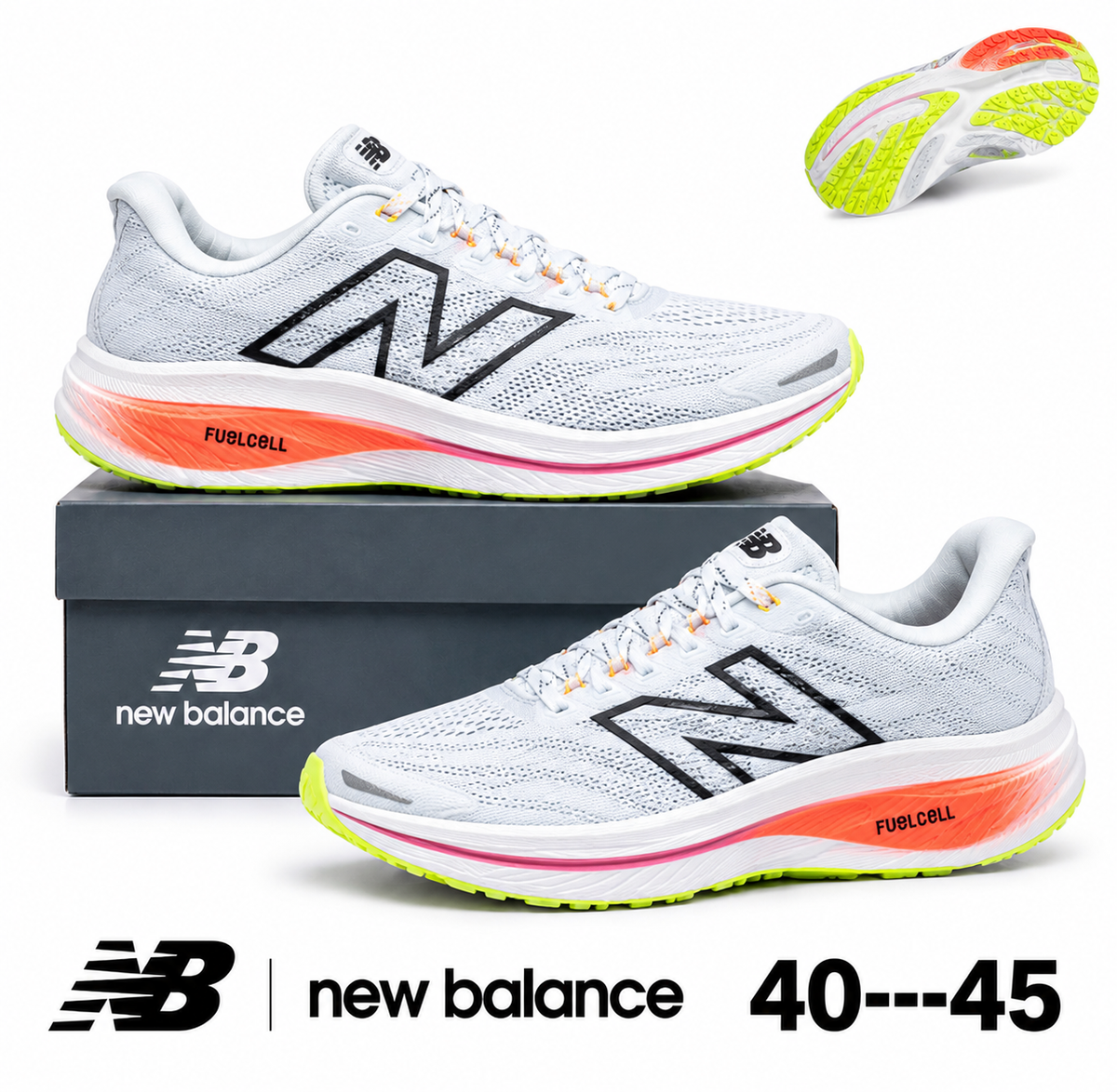New Balance FuelCell – Baskets Running Homme blanc