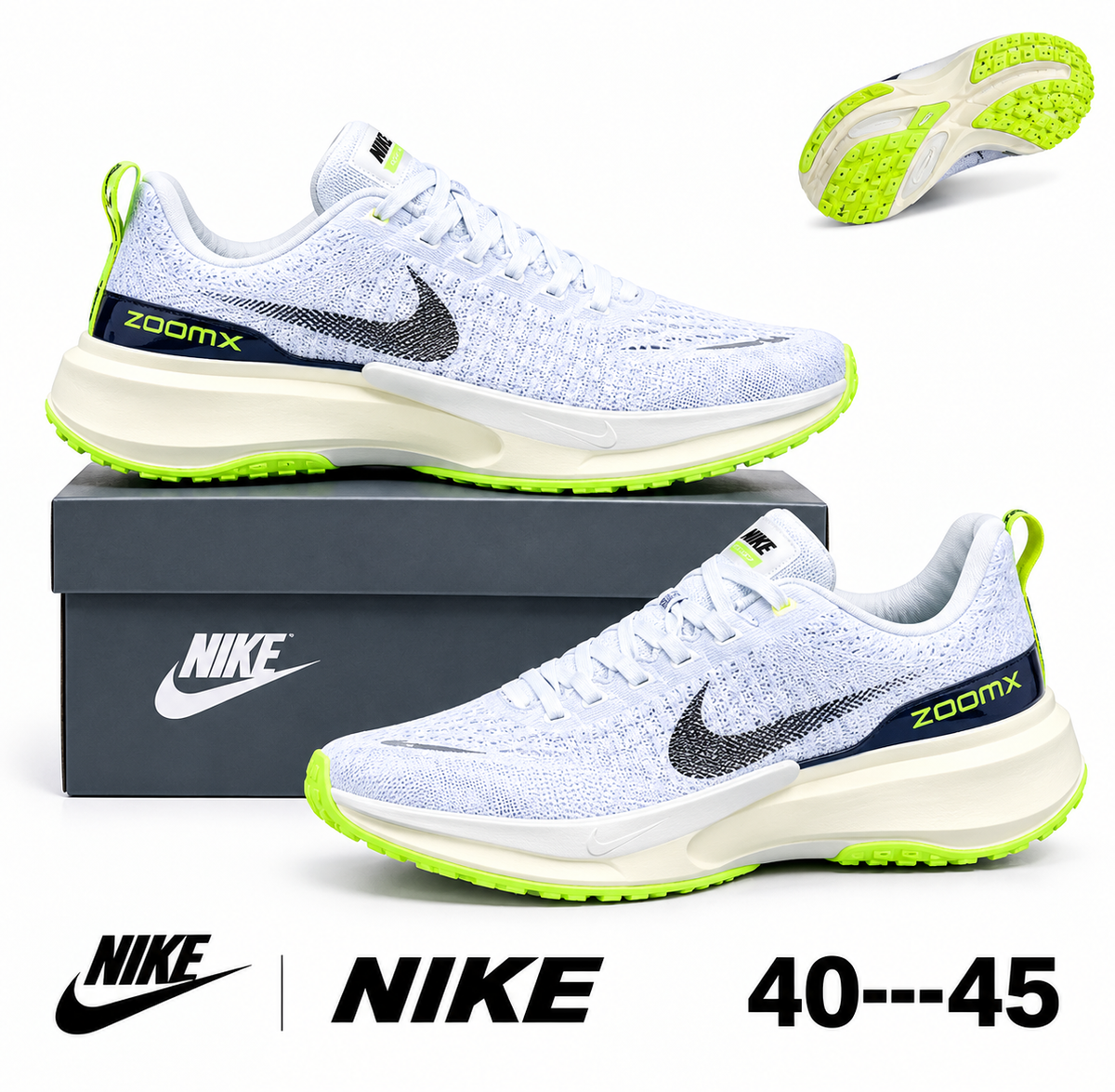Nike ZoomX Running – Bleu Glacier