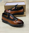 Mocassins Givenchy "City Track" en Cuir Verni & Néoprène