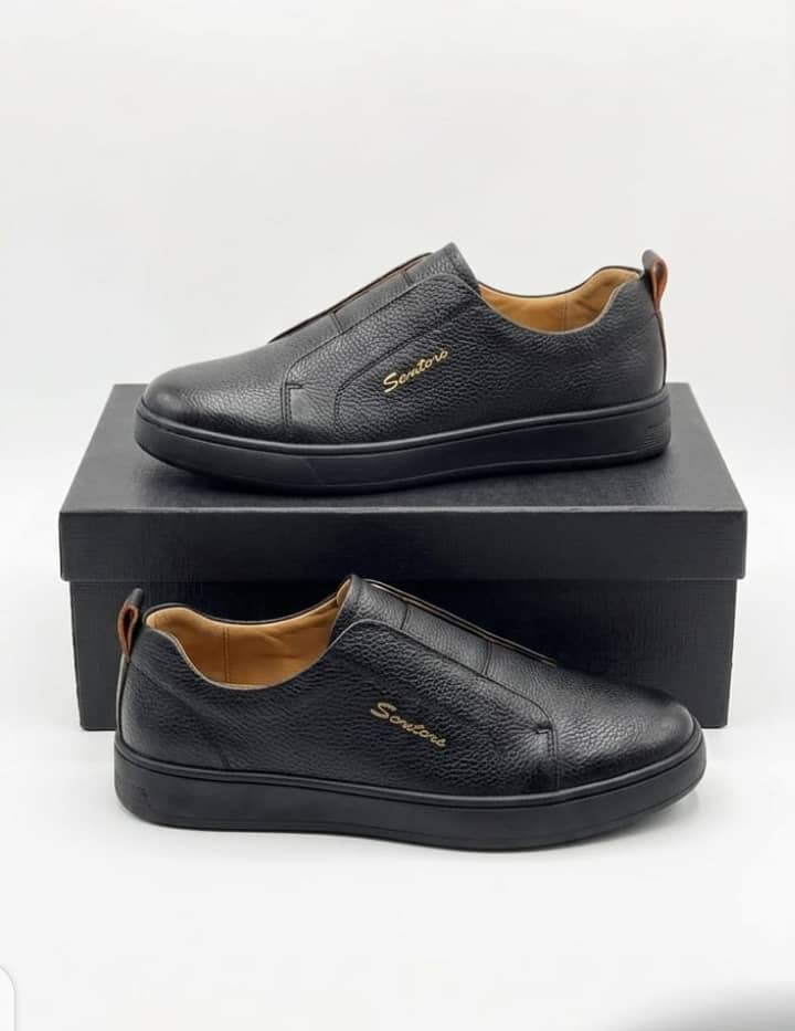 Basket de Luxe Santoni en Cuir Premium – L’Élégance Sans Effort