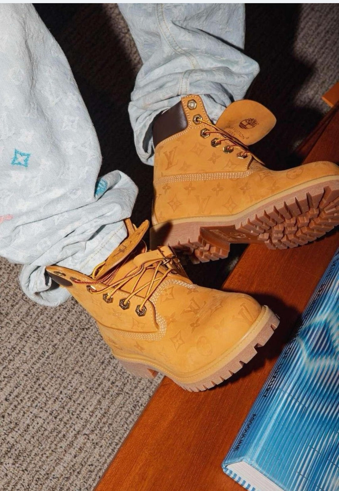 Bottines Louis Vuitton x Timberland – L'Icône du Workwear Réinventée
