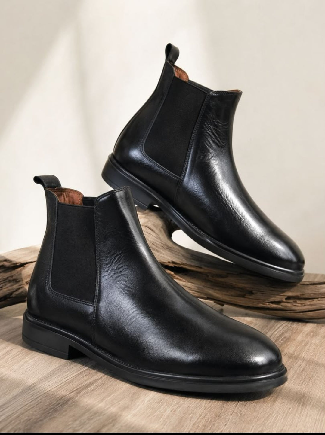 Bottines Chelsea en Cuir Premium – L'Élégance au Masculin