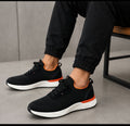 Basket "City Tech" à accents orange