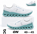 ON CloudTec blanc & verte– Chaussures de Running