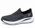 Chaussures Slip-On Skechers Max Cushioning – Confort Extrême & Respirabilité (Gris)